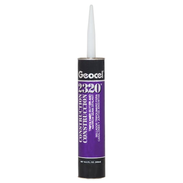 Geocel 2320 Tripolymer Gutter Narrow Seam Sealant 10.3oz White GC67101 - main
